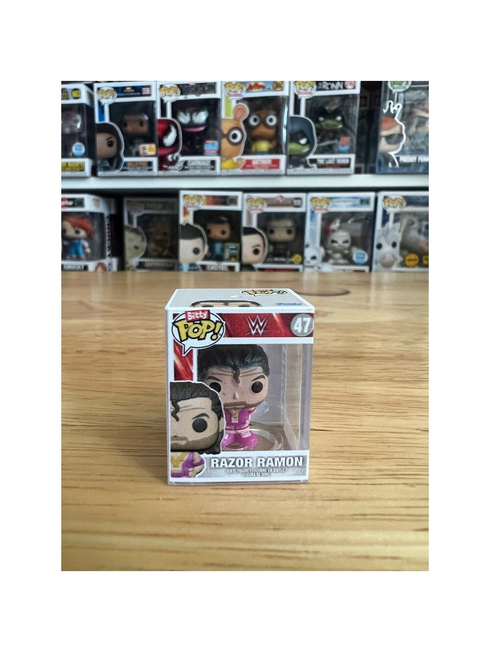 BITTY Razor Ramon 1-Inch Funko Pop #47 WWE World Wrestling Entertainment Hall